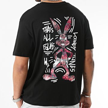 Bugs Bunny - Camiseta Oversize Large Bugs Bunny Keith Pink Black
