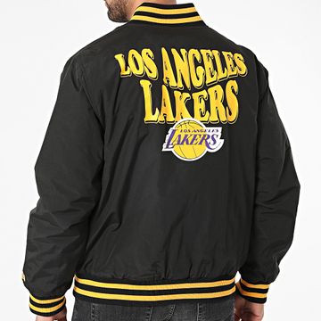 New Era - Los Angeles Lakers NBA Chaqueta Bomber 60435528 Negro
