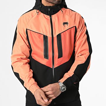 Venum - Laser 3.0 Track 05101 Naranja Negro Chaqueta con cremallera y capucha