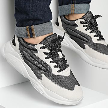 HUGO - Zapatillas Leon Runn 50517114 Gris pastel claro
