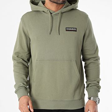 Napapijri - A4HPA Sudadera con capucha verde caqui