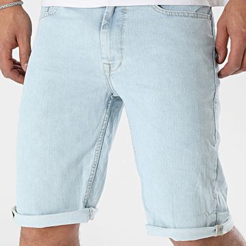 Blend - Pantalón corto vaquero 20716430 Lavado azul