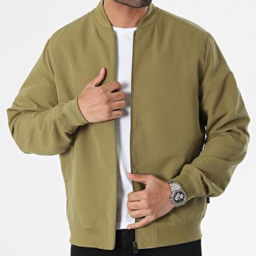 Only And Sons - Chaqueta con cremallera Leon Caqui Verde