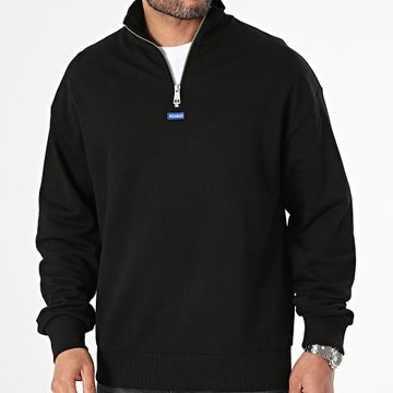 Hugo Azul - Sudadera Cuello Cremallera Neeler 50522367 Negro