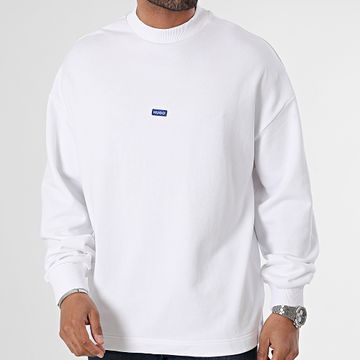 Hugo Azul - Sudadera de cuello redondo Nedro 50522359 Blanco