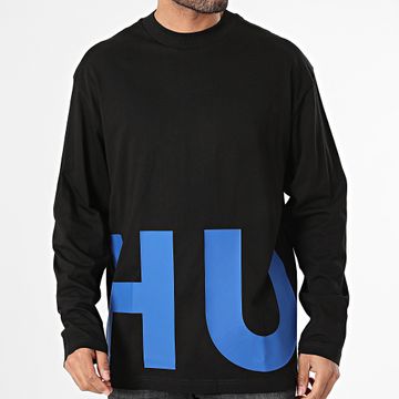 Hugo Azul - Camiseta de manga larga Nallison 50509775 Negro