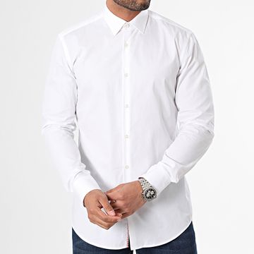 HUGO - Koey Camisa de manga larga 50513932 Blanco