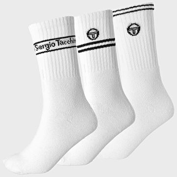 Sergio Tacchini - Lote de 3 pares de calcetines 93230932 Blanco