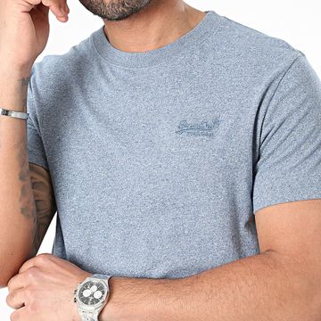 Superdry - Essential Logo Embroidery Tee M1011245A Azul brezo