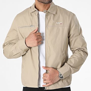 Schott NYC - Chaqueta con cremallera Cadams Beige