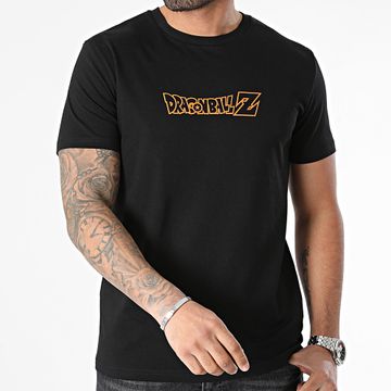 Dragon Ball Z - Volver Goku Kanji Camiseta Negro Naranja
