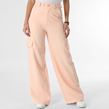 Project X Paris - Pantalones cargo para mujer F224157 Naranja