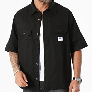 Hugo Azul - Ekyno Camisa Manga Corta Negra