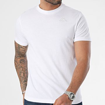 Kappa - Cafers Logo Camiseta 304J150 Blanco