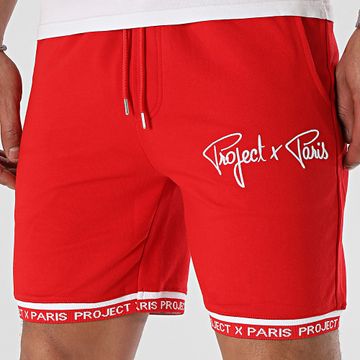 Project X Paris - Pantalón Corto 2340019 Rojo Blanco