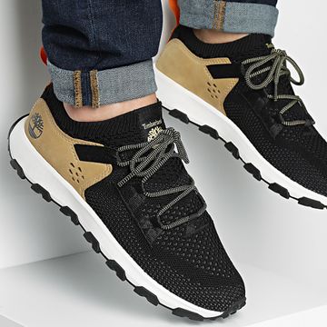 Timberland - Winsor Trail Lace Up A6ATS Zapatillas de punto negras