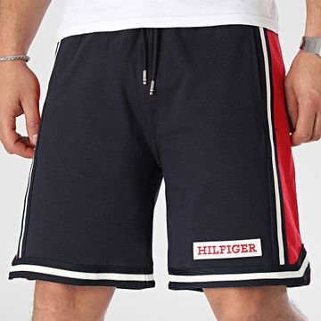 Tommy Hilfiger - Monotipo 4416 Azul Marino Rojo Sport Jogging Shorts