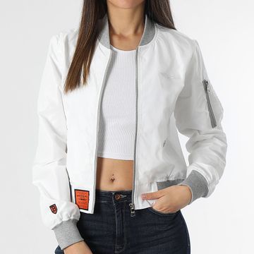 Bombers Original - MA1 Chaqueta Bomber Mujer Blanco