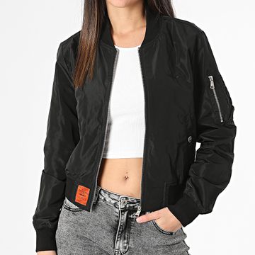 Bombers Original - MA1 Chaqueta Bomber Mujer Negro
