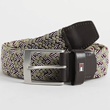 Tommy Hilfiger - Adan Cinturón 3.5 2051 Caqui Verde Blanco Rojo