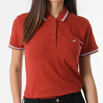 Kaporal - Polo de mujer de manga corta Jule Brick Red