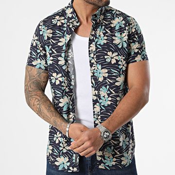 Le Temps Des Cerises - Galaxy ML241 Camisa de manga corta Azul marino eige
