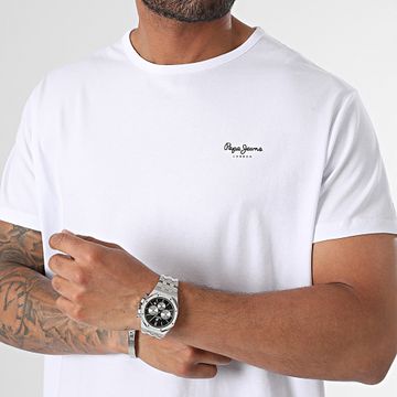 Pepe Jeans - Camiseta Original Basic PM508212 Blanca