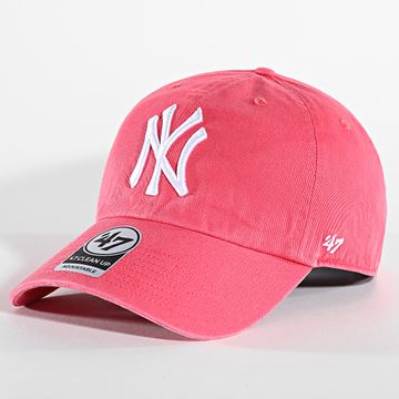 '47 Brand - Gorra Clean Up New York Yankees Rosa