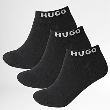 HUGO - Lote de 3 pares de calcetines 50516405 Negro