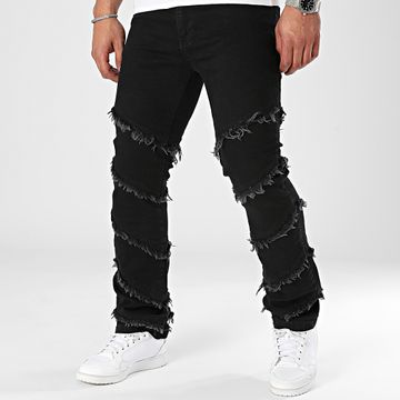 Ikao - Vaqueros negros regular fit