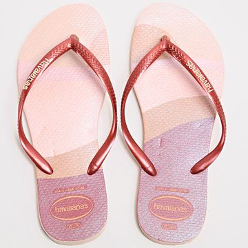 Havaianas - Mujeres Glitter Glw Fc 4145766 Ballet Rosa Flip Flops