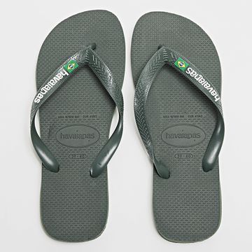 Havaianas - Brasil Logo Tangas Caqui Verde