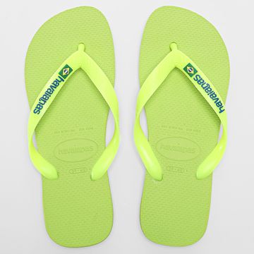 Havaianas - Chanclas Brasil Logo Colors Verde claro