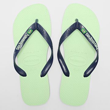 Havaianas - Chanclas Brasil Logo Verde claro