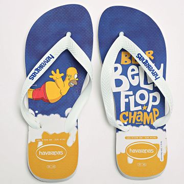 Havaianas - Chanclas Simpsons Azul Rey Blanco