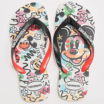 Havaianas - Chanclas para mujer Disney Stylish FC 4123500 Beige Negro Sangre