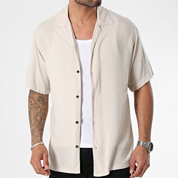 Jack And Jones - Camisa Jeff Beige de manga corta