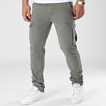 Jack And Jones - Vaqueros Cargo Marco South Caqui Verde