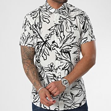Jack And Jones - Camisa blanca de manga corta Lafayette