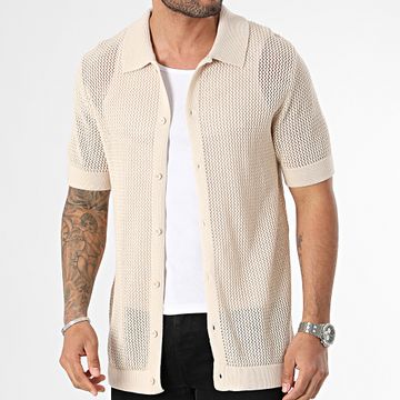 Classic Series - Camisa de manga corta beige