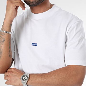 Hugo Azul - Camiseta Nieros 50509991 Blanco