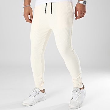 John H - Pantalones de chándal beige