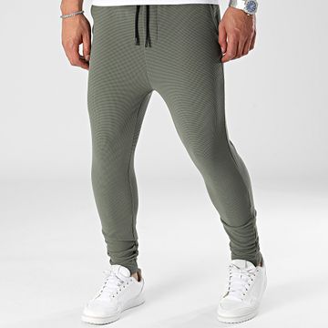 John H - Pantalones de chándal verde caqui