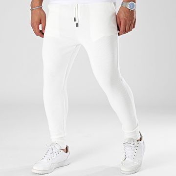 John H - Pantalones de chándal blancos
