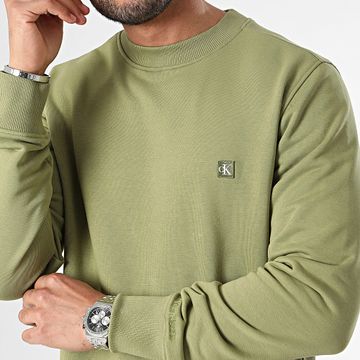 Calvin Klein - Sudadera con cuello redondo 5270 Verde caqui
