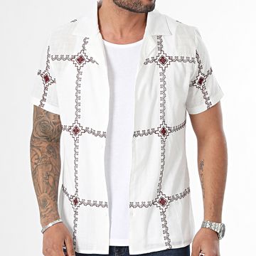 Frilivin - Camisa de manga corta Blanca