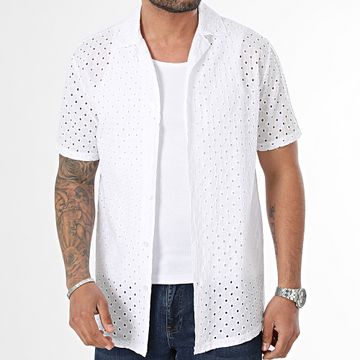 Frilivin - Camisa de manga corta Blanca