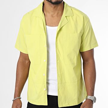 Frilivin - Camisa de manga corta verde lima