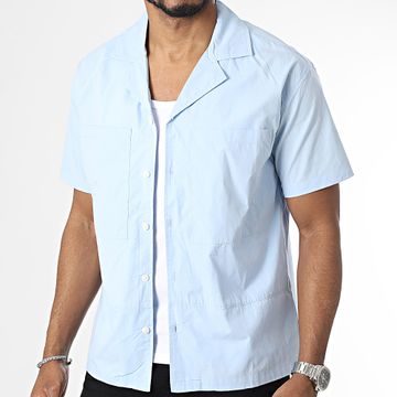 Frilivin - Camisa azul claro de manga corta