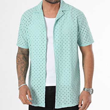 Frilivin - Camisa azul claro de manga corta
